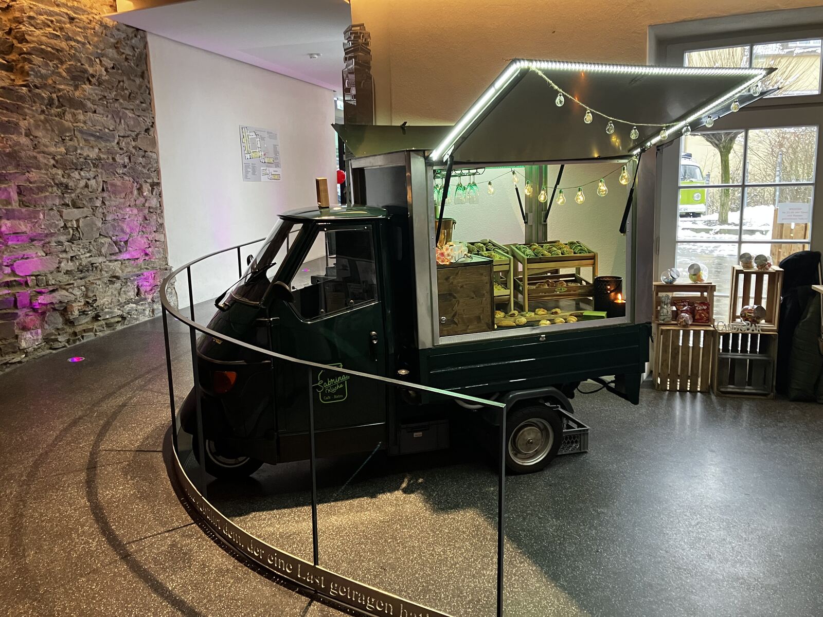 La Bottega – Piaggio Ape als Snack- und Cocktailbar